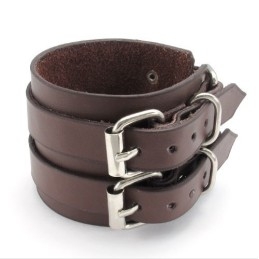 Vakkundige Vervaardiging Delicate Kleuren Betrouwbare Kwaliteit Titanium Leren Armband