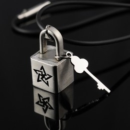 Mode Vijfpuntige Ster Titanium Slot Ketting Hanger