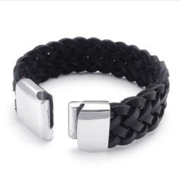 Behendig Ontwerp, Delicate Kleuren, Stabiele Kwaliteit Titanium Leren Armband