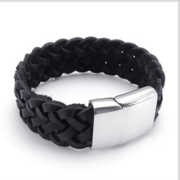 Behendig Ontwerp, Delicate Kleuren, Stabiele Kwaliteit Titanium Leren Armband