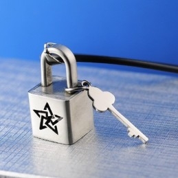 Mode Vijfpuntige Ster Titanium Slot Ketting Hanger