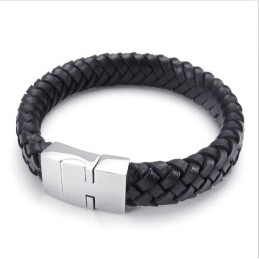 Behendig Ontwerp, Delicate Kleuren, Stabiele Kwaliteit Titanium Leren Armband