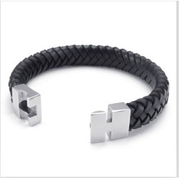 Behendig Ontwerp, Delicate Kleuren, Stabiele Kwaliteit Titanium Leren Armband