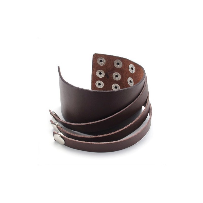 Vakkundige Vervaardiging Delicate Kleuren Betrouwbare Kwaliteit Titanium Leren Armband Vakkundige Vervaardiging Delicate Kleuren Betrouwbare Kwaliteit Titanium Leren Armband