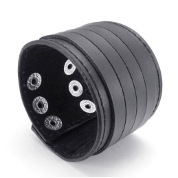 Vakkundige Vervaardiging Delicate Kleuren Betrouwbare Kwaliteit Titanium Leren Armband
