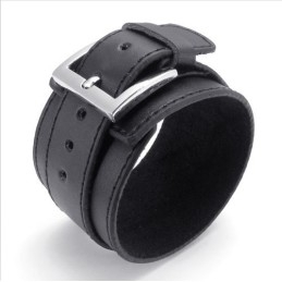 Vakkundige Vervaardiging Delicate Kleuren Betrouwbare Kwaliteit Titanium Leren Armband