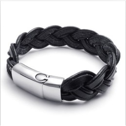 Behendig Ontwerp, Delicate Kleuren, Stabiele Kwaliteit Titanium Leren Armband