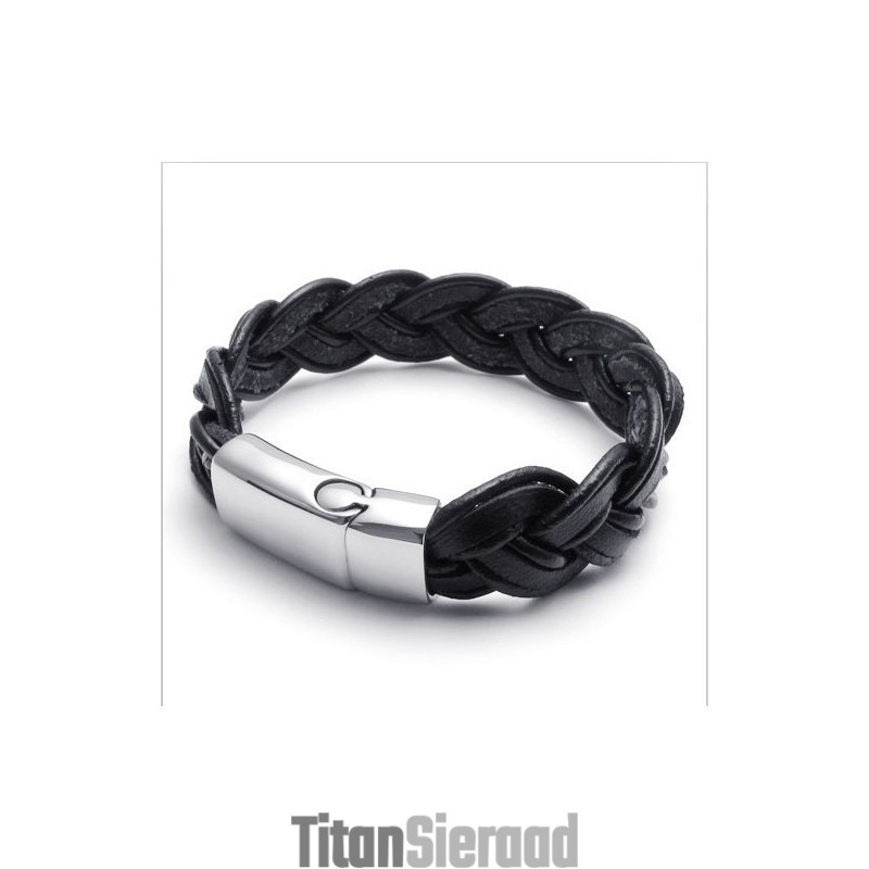 Behendig Ontwerp, Delicate Kleuren, Stabiele Kwaliteit Titanium Leren Armband