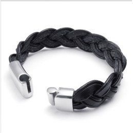 Behendig Ontwerp, Delicate Kleuren, Stabiele Kwaliteit Titanium Leren Armband