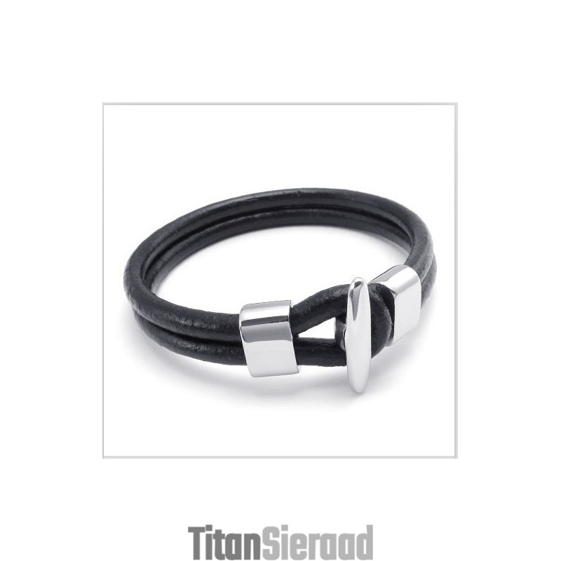 Behendig Ontwerp, Delicate Kleuren, Stabiele Kwaliteit Titanium Leren Armband Behendig Ontwerp, Delicate Kleuren, Stabiele Kwaliteit Titanium Leren Armband