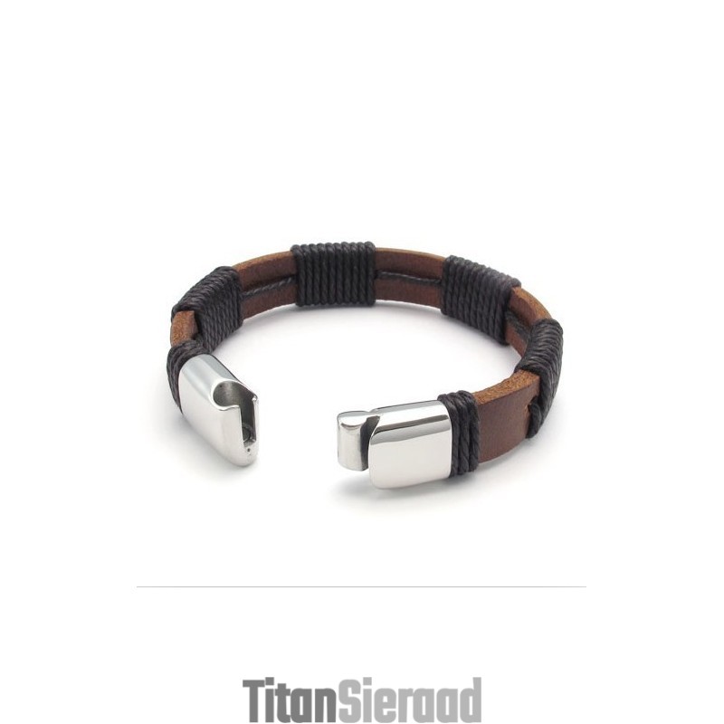 Behendig Ontwerp, Prachtige Kleuren, Betrouwbare Kwaliteit Titanium Leren Armband Behendig Ontwerp, Prachtige Kleuren, Betrouwbare Kwaliteit Titanium Leren Armband