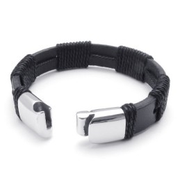 Behendig Ontwerp, Delicate Kleuren, Betrouwbare Kwaliteit Titanium Leren Armband