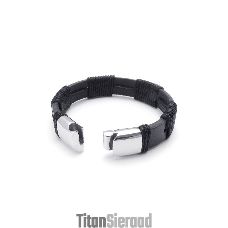 Behendig Ontwerp, Delicate Kleuren, Betrouwbare Kwaliteit Titanium Leren Armband