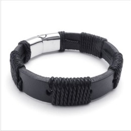 Behendig Ontwerp, Delicate Kleuren, Betrouwbare Kwaliteit Titanium Leren Armband