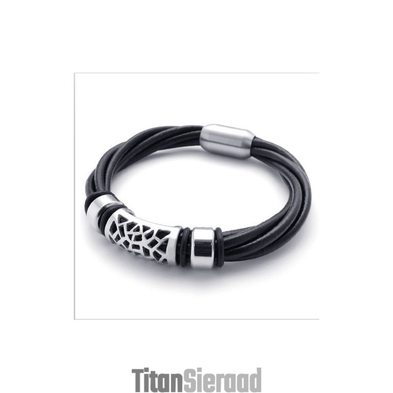 Behendig Ontwerp, Delicate Kleuren, Betrouwbare Kwaliteit Titanium Leren Armband Behendig Ontwerp, Delicate Kleuren, Betrouwbare Kwaliteit Titanium Leren Armband
