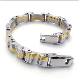 Fijn Bewerkte Kleurbriljantie Stabiele Kwaliteit Titanium Armband