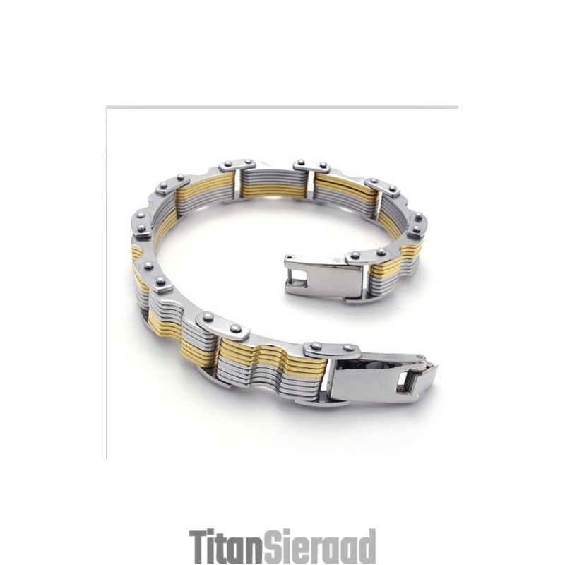 Fijn Bewerkte Kleurbriljantie Stabiele Kwaliteit Titanium Armband