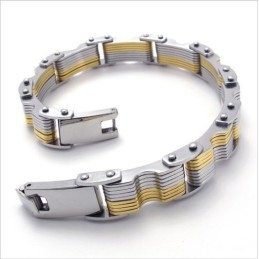Fijn Bewerkte Kleurbriljantie Stabiele Kwaliteit Titanium Armband