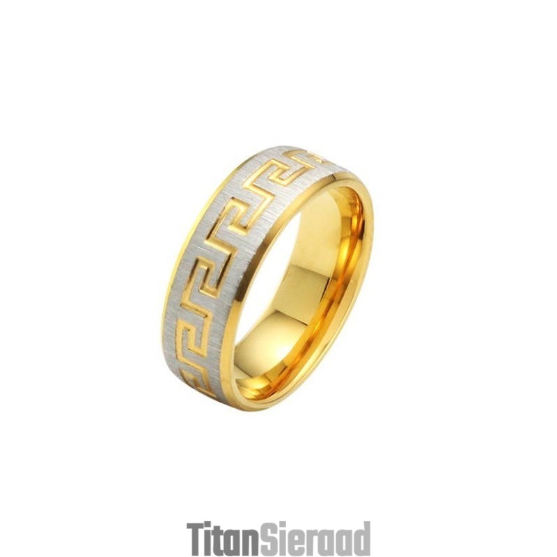 Kwaliteit En Kwantiteit Gegarandeerde Mannelijke Titanium Ring