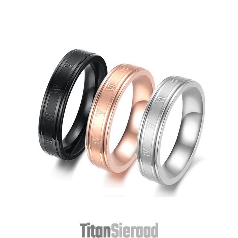 Betrouwbare Kwaliteit Vrouwelijke Zwarte Titanium Ring Betrouwbare Kwaliteit Vrouwelijke Zwarte Titanium Ring