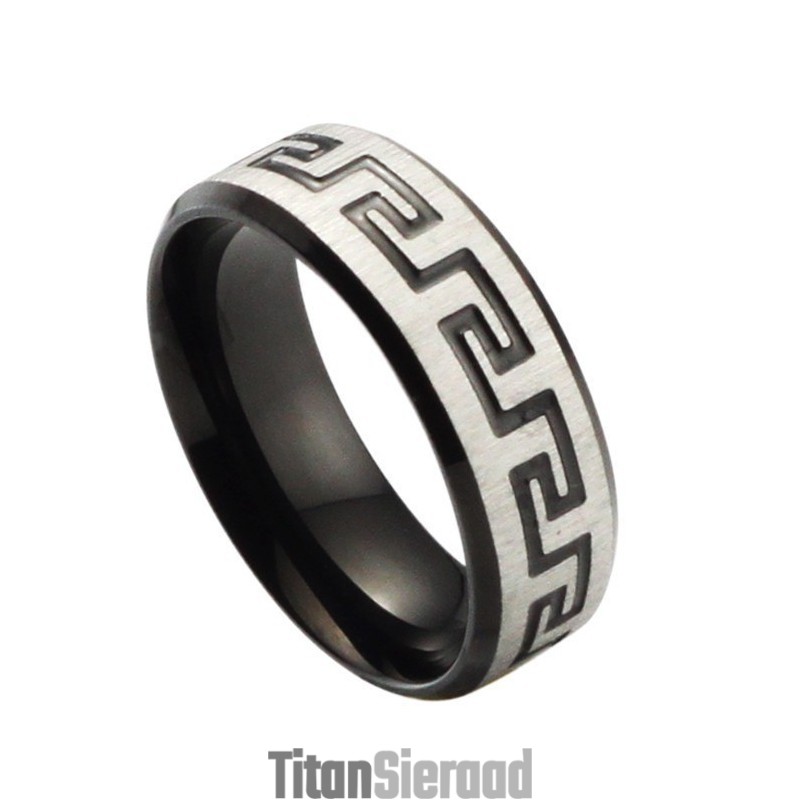 Superieure Kwaliteit Zwarte Titanium Ring Superieure Kwaliteit Zwarte Titanium Ring