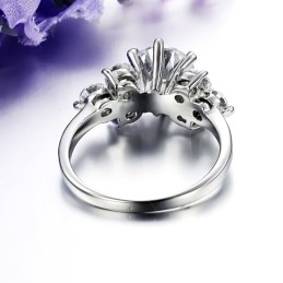 Hoogwaardige Titanium Ring Met Strass