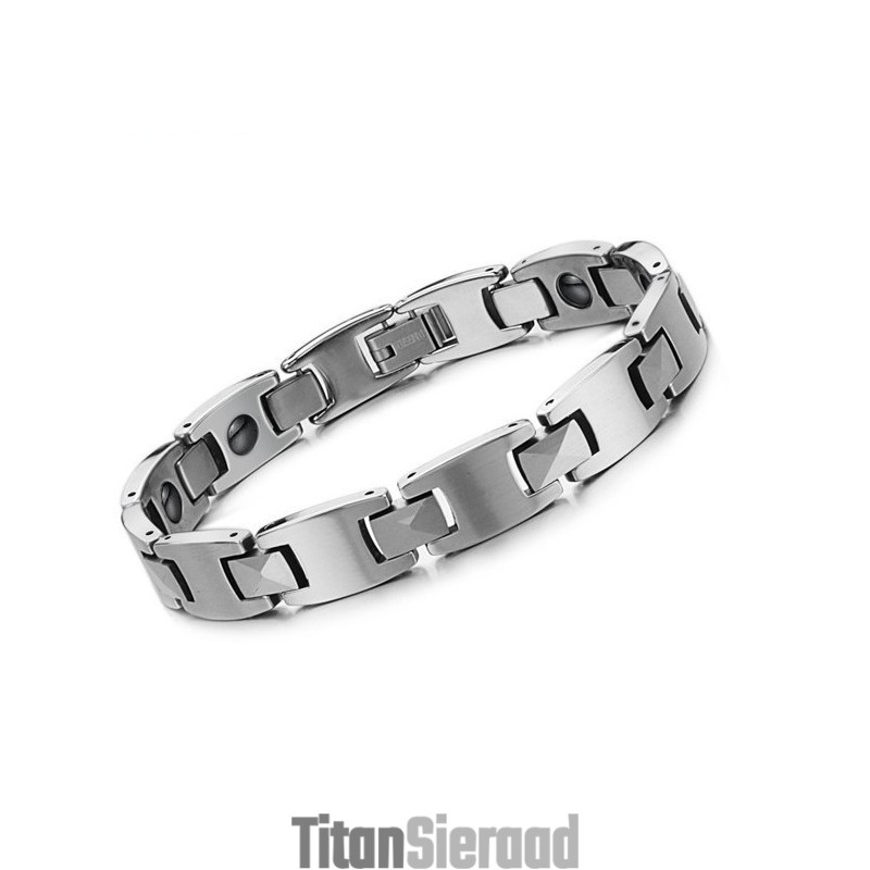 Gebruiksvriendelijke Magnetische Titanium Gezondheidsarmband Voor Mannen Gebruiksvriendelijke Magnetische Titanium Gezondheidsarmband Voor Mannen