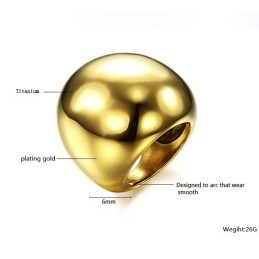 De Koning Van De Hoeveelheid Mannelijke Overdrijven Titanium Ring