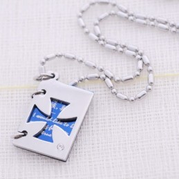 Romantische Liefdesbrief Titanium Kruis Ketting Hanger