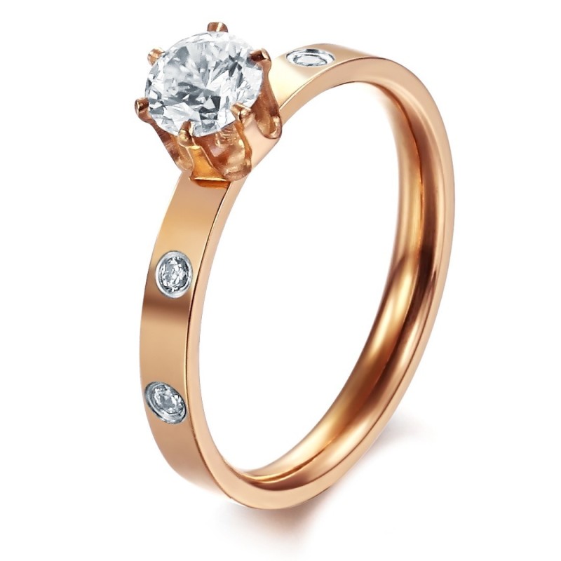 Kwaliteit En Kwantiteit Gegarandeerde Vrouwelijke Titanium Ring Met Strass Kwaliteit En Kwantiteit Gegarandeerde Vrouwelijke Titanium Ring Met Strass