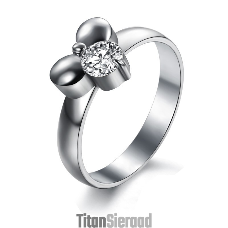 Bekend Om Zijn Hoogwaardige Dames Titanium Ring Met Strass Bekend Om Zijn Hoogwaardige Dames Titanium Ring Met Strass