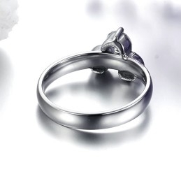 Bekend Om Zijn Hoogwaardige Dames Titanium Ring Met Strass