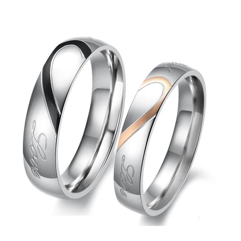 Betrouwbare Kwaliteit Sweetheart Titanium Ring Voor Geliefden Betrouwbare Kwaliteit Sweetheart Titanium Ring Voor Geliefden