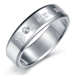 Stabiele Kwaliteit, Prachtige Titanium Ring Voor Geliefden