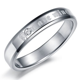 Stabiele Kwaliteit, Prachtige Titanium Ring Voor Geliefden