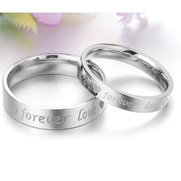 Klassieke Titanium Ring Van Uitstekende Kwaliteit Voor Geliefden