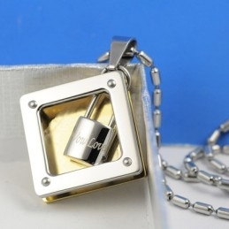 Wauw, Liefde, Schatje, Titanium Kettinghanger