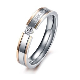Bekend Om Zijn Hoogwaardige Titanium Ring Voor Geliefden