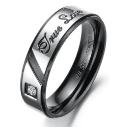 Betrouwbare Prestatie-Affectieve Titanium Ring Voor Geliefden