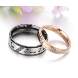 Betrouwbare Prestatie-Affectieve Titanium Ring Voor Geliefden