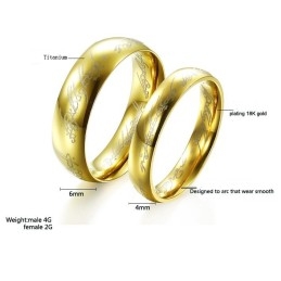 Goed Verkopende Titanium Ring Voor Geliefden Over De Hele Wereld