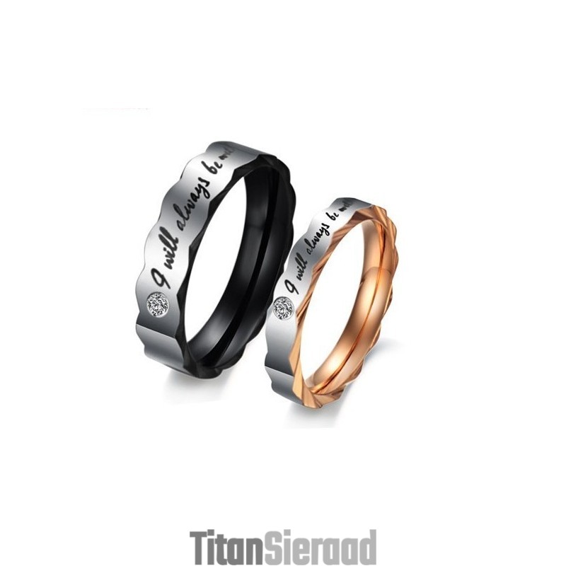 Betrouwbare Titanium Ring Voor Geliefden Met Strass Betrouwbare Titanium Ring Voor Geliefden Met Strass