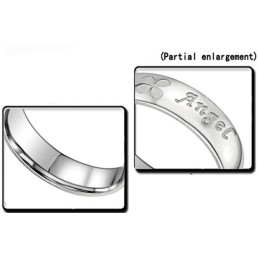 Klavervormige Titanium Ring Van Superieure Kwaliteit Voor Geliefden