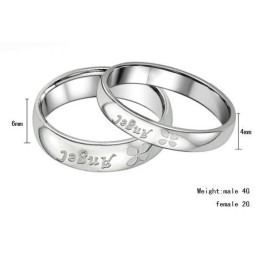 Klavervormige Titanium Ring Van Superieure Kwaliteit Voor Geliefden