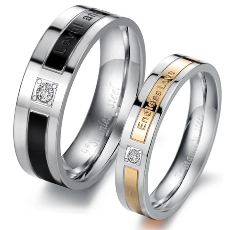 De Koning Van De Hoeveelheid Titanium Ring Voor Geliefden Met Diamant De Koning Van De Hoeveelheid Titanium Ring Voor Geliefden Met Diamant