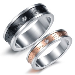 De Koningin Van De Hoogwaardige Decoratieve Titanium Ring Voor Geliefden