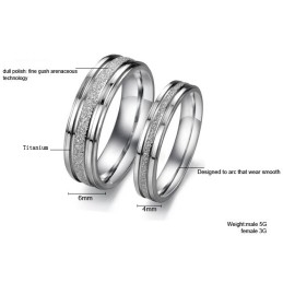 Grote Verscheidenheid Aan Parelzand Titanium Ringen Voor Geliefden