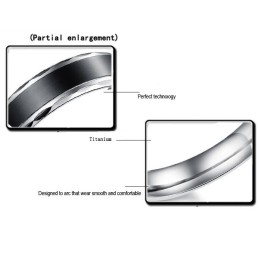Wereldwijd Bekende Retro Titanium Ring Voor Geliefden