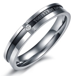 Om Te Genieten Van Een Hoge Reputatie In Binnen- En Buitenland: Titanium Ring Voor Geliefden