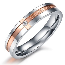 Om Te Genieten Van Een Hoge Reputatie In Binnen- En Buitenland: Titanium Ring Voor Geliefden